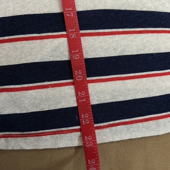 Sundry Striped Navy and Red T-Shirt M - Picture 10 of 10